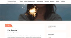 Desktop Screenshot of couturepurpose.com